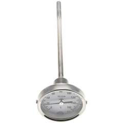 Wika TW 16063200 Bimetallthermometer, waagerecht D63/0 bis +160°C/200mm