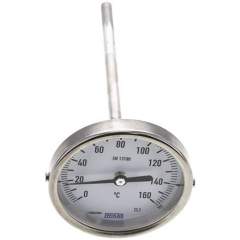 Wika TW 16080160 Bimetallthermometer, waagerecht D80/0 bis +160°C/160mm