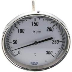 Wika TW 300160200 Bimetallthermometer, waagerecht D160/0 bis +300°C/200mm