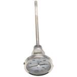 Wika TW 30063200 Bimetallthermometer, waagerecht D63/0 bis +300°C/200mm