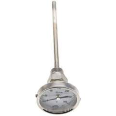 Wika TW 30063200 Bimetallthermometer, waagerecht D63/0 bis +300°C/200mm