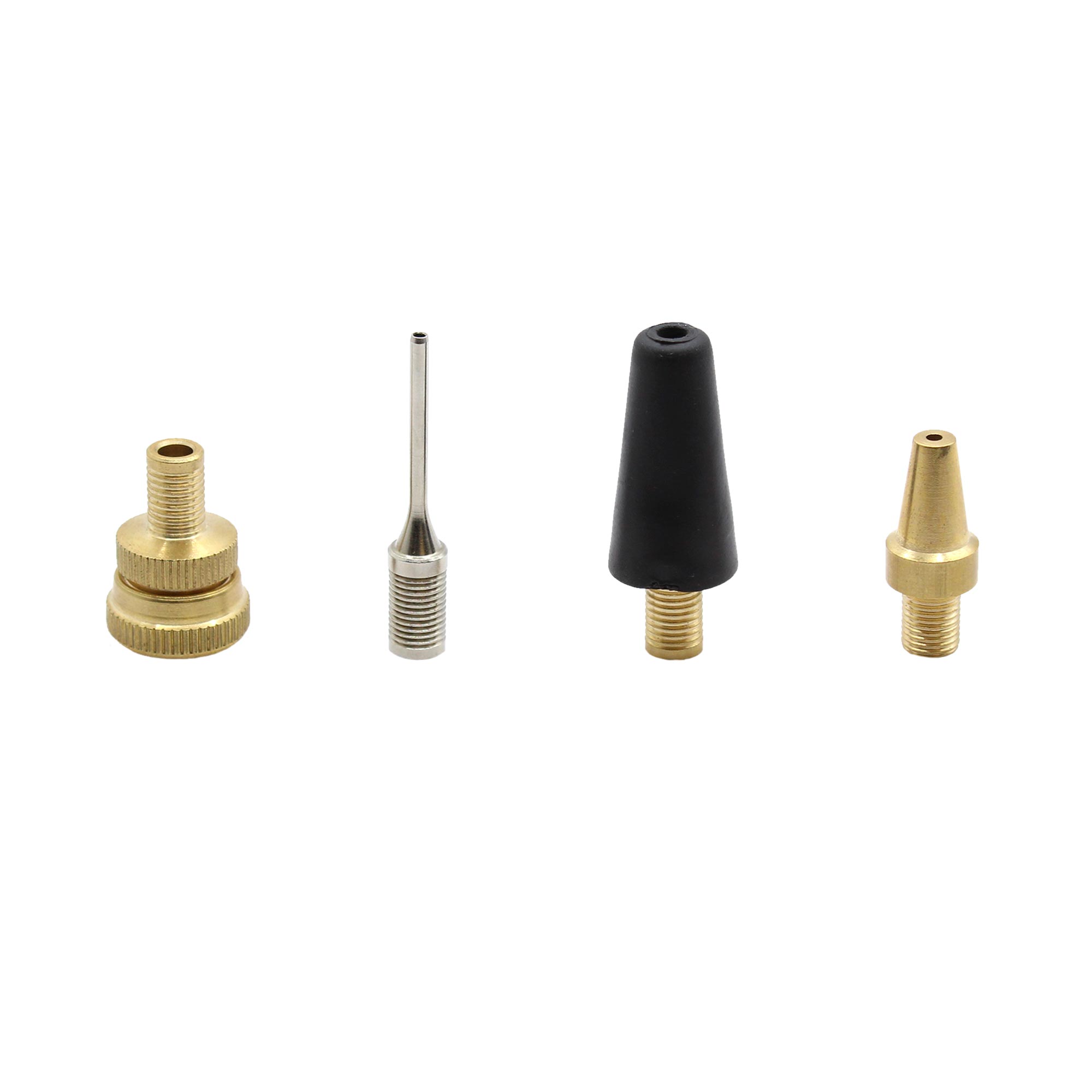 Mehrzweckdüsen-Set, Messing, bestehend aus: 4 versch. Aufsätzen - Riegler 156436