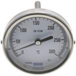 Wika TW 3008063 Bimetallthermometer, waagerecht D80/0 bis +300°C/63mm