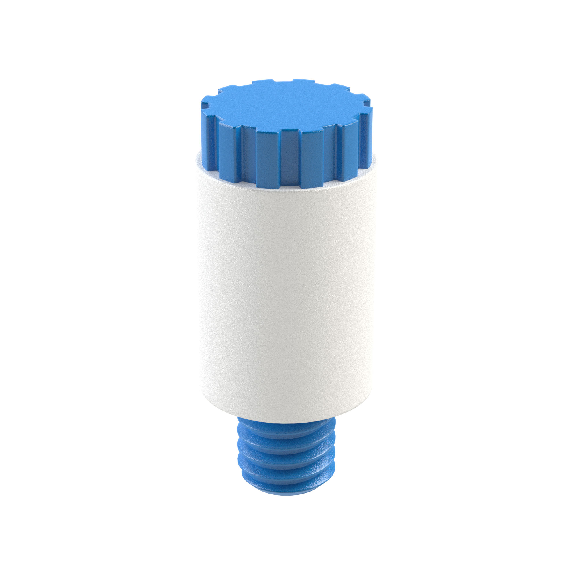 Plastic silencer with polyethylene damper element - Riegler K1092