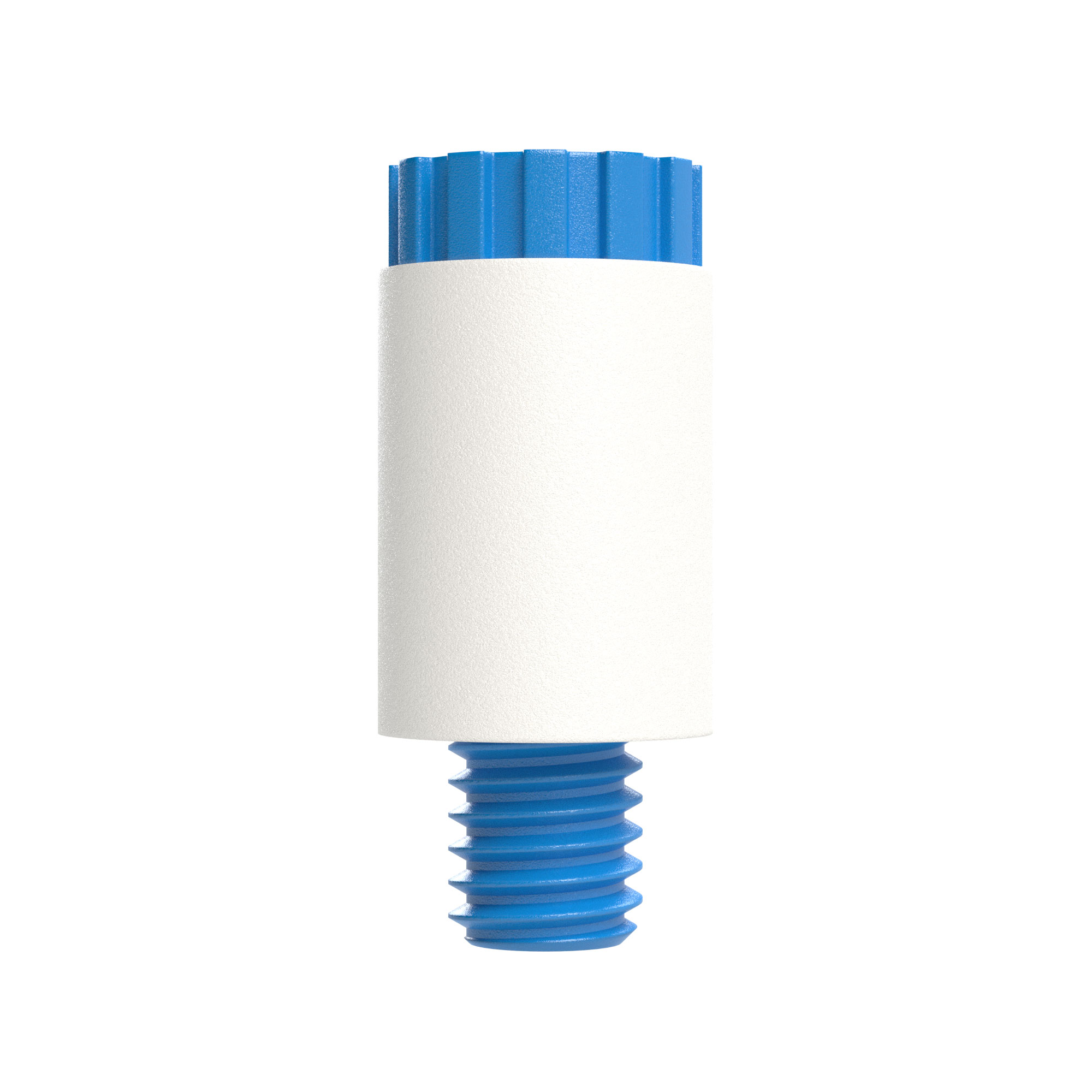 Plastic silencer with polyethylene damper element, M5 - Riegler 156497