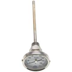 Wika TW 40063200 Bimetallthermometer, waagerecht D63/0 bis +400°C/200mm