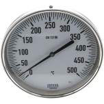 Wika TW 500160160 Bimetallthermometer, waagerecht D160/0 bis +500°C/160mm