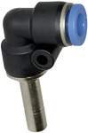 Riegler 109889.Push-in L-connector, Plug nipple 4 mm »Blue Series« hose Ø 4 mm