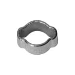 Riegler 115436. 2-Ohr-Schl.klemme »blow line« Stahl verz., Spannbereich 43-46 mm