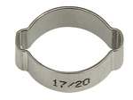 Riegler 114143.2-ear hose clamp, Stainless steel 1.4301 (W4), 9.0 - 11.0 mm