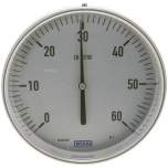 Wika TW 60160100 Bimetallthermometer, waagerecht D160/0 bis +60°C/100mm