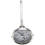 Wika TW 6063160 Bimetallthermometer, waagerecht D63/0 bis +60°C/160mm