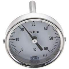 Wika TW 606363 Bimetallthermometer, waagerecht D63/0 bis +60°C/63mm