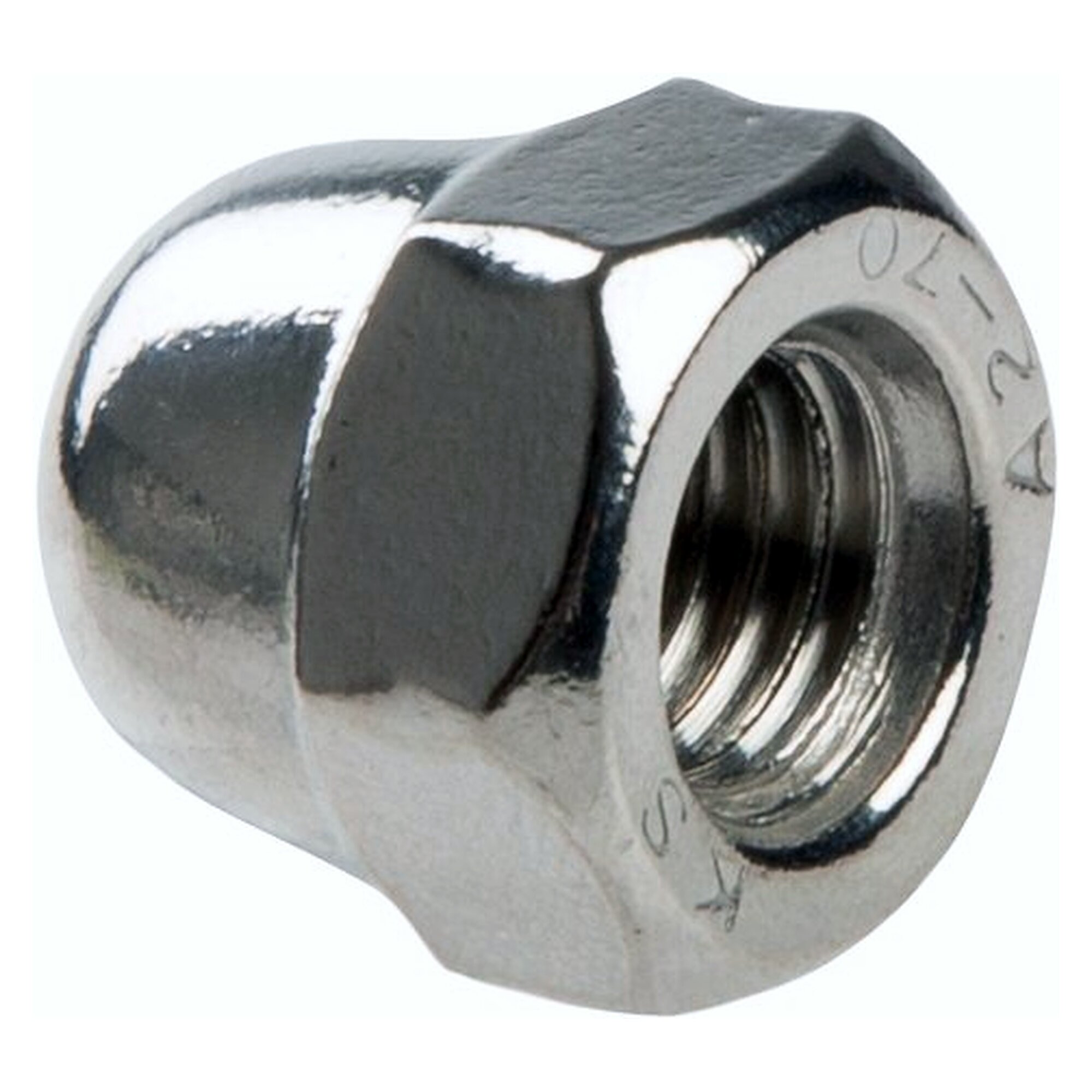 Hutmutter, hoch, DIN 1587, M 14, Edelstahl A4, D M 14, Dk 21,0 mm
