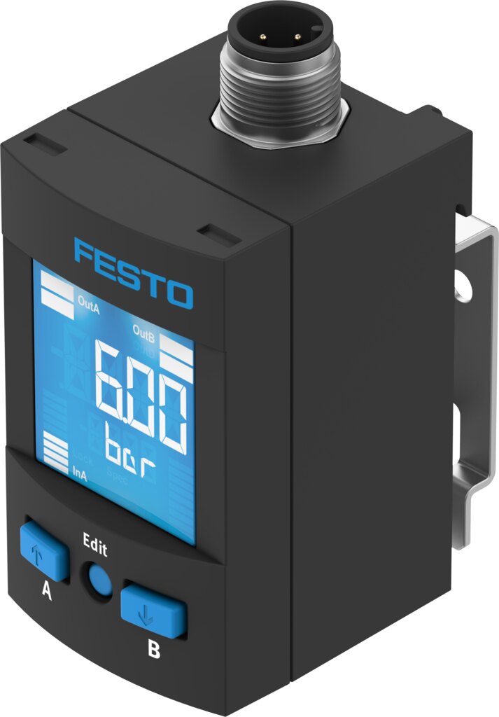 Drucksensor SPAU-B11R-W-G18FD-L-PNLK-PNVBA-M12U - Festo 607216