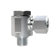 Riegler 158862.Pivoting angled fitting, G 1/4 o., Pipe exterior Ø 10