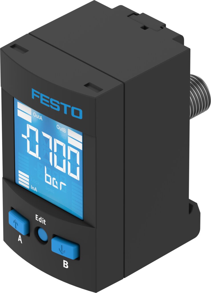 Drucksensor SPAU-V1R-T-R14M-L-PNLK-PNVBA-M12D - Festo 593598