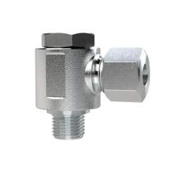 Riegler 158874.Pivoting angled fitting, G 3/4 o., Pipe exterior Ø 20