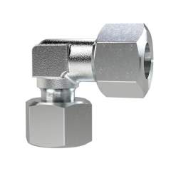 Riegler 158974.Adjust. angled screw connection, Pipe ext. Ø 6, galvanised steel