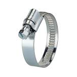 Riegler 114247.Worm thread hose clamp, Steel bright galvanised (W1)