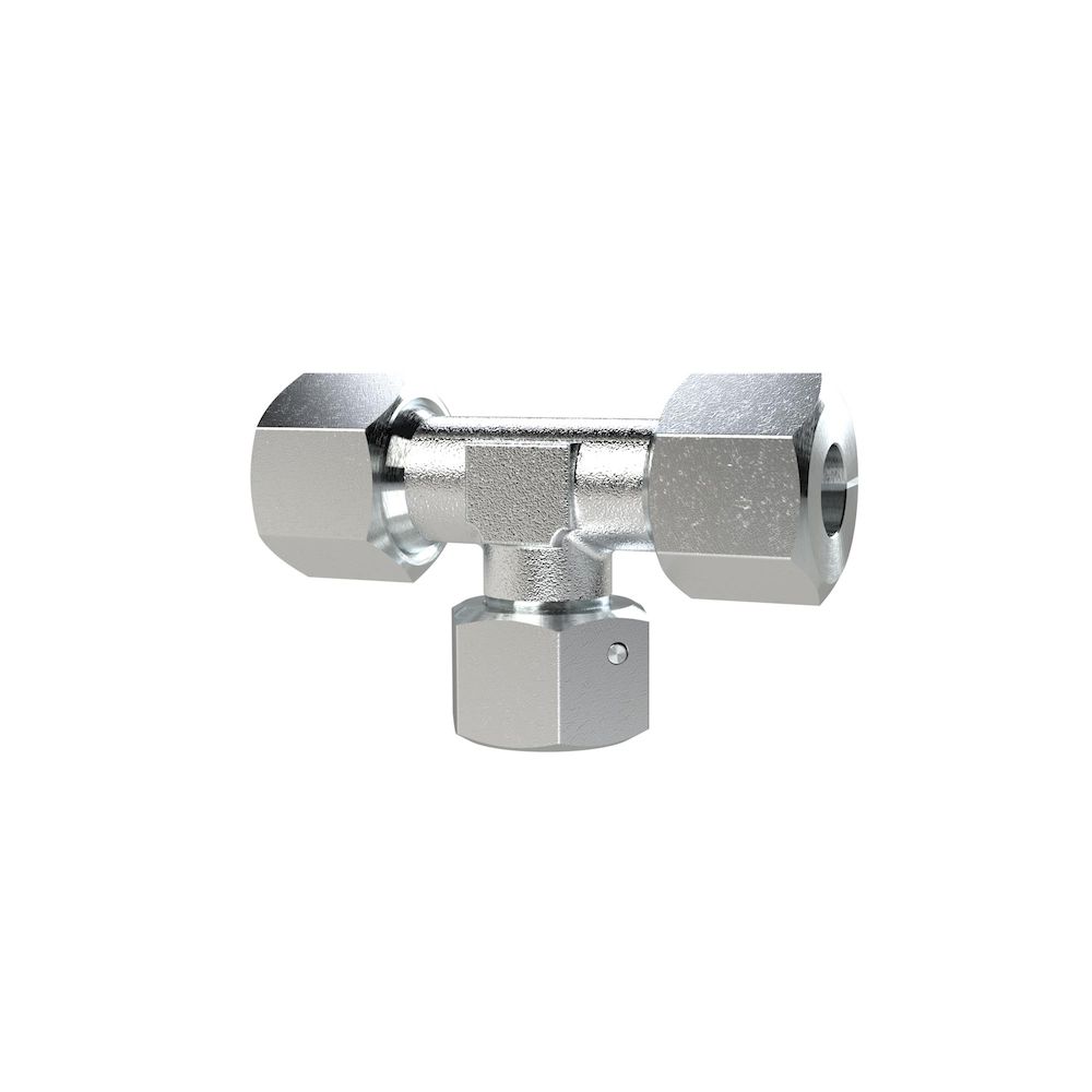 Riegler 159011.Adjustable T-fitting, Pipe ext. Ø 14, galvanised steel