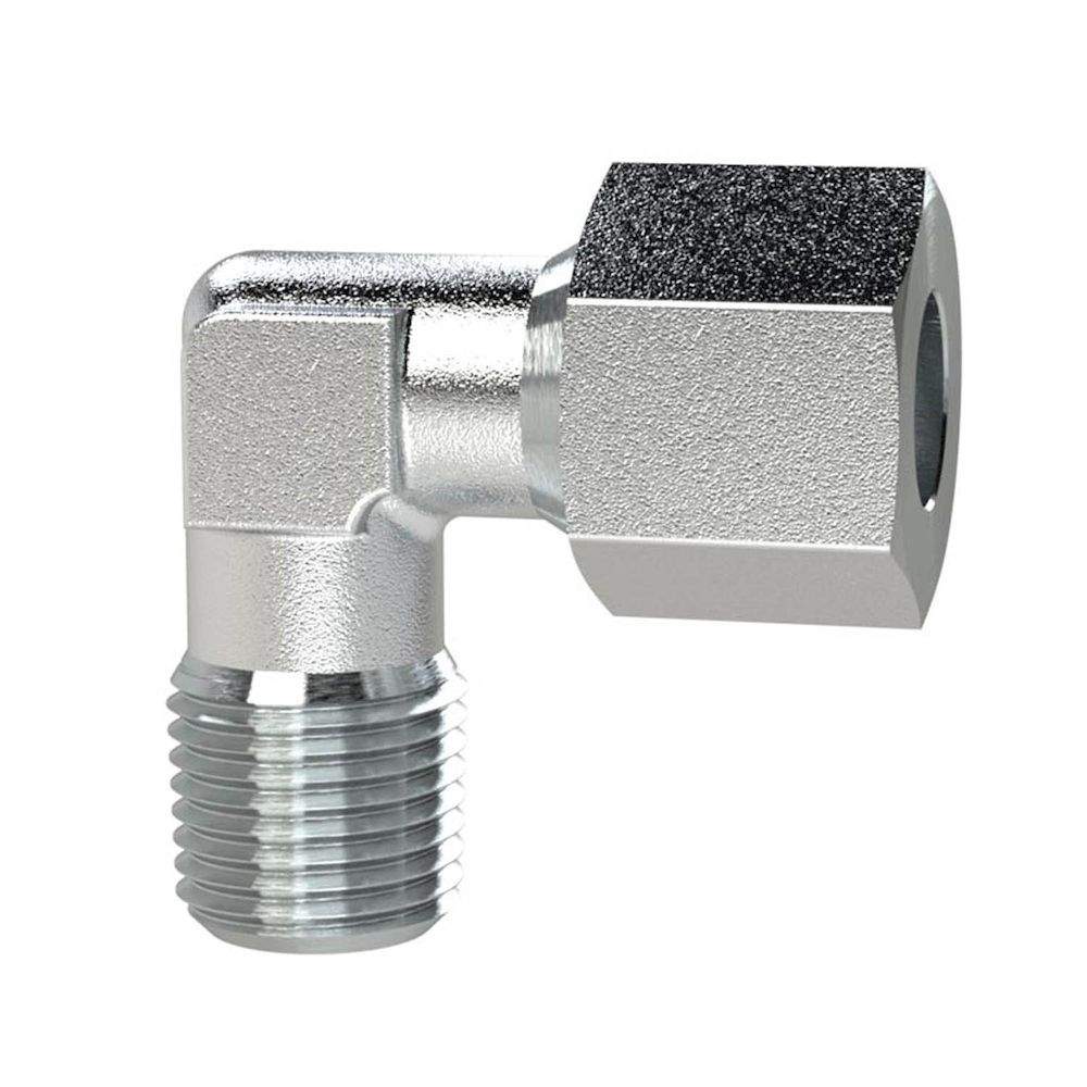 Riegler 159164.Male elbow, NPT 1/8 o., Pipe exterior Ø 4, galvanised steel