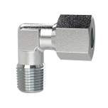 Riegler 159185.Male elbow, NPT 1/2 o., Pipe exterior Ø12, galvanised steel