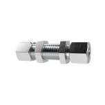 Riegler 159228.Bulkhead connector, Pipe exterior Ø 12 mm, galvanised steel