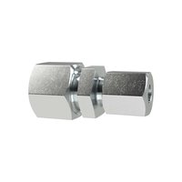 Riegler 159324.Straight reducer, Pipe exterior Ø 18/10, galvanised steel