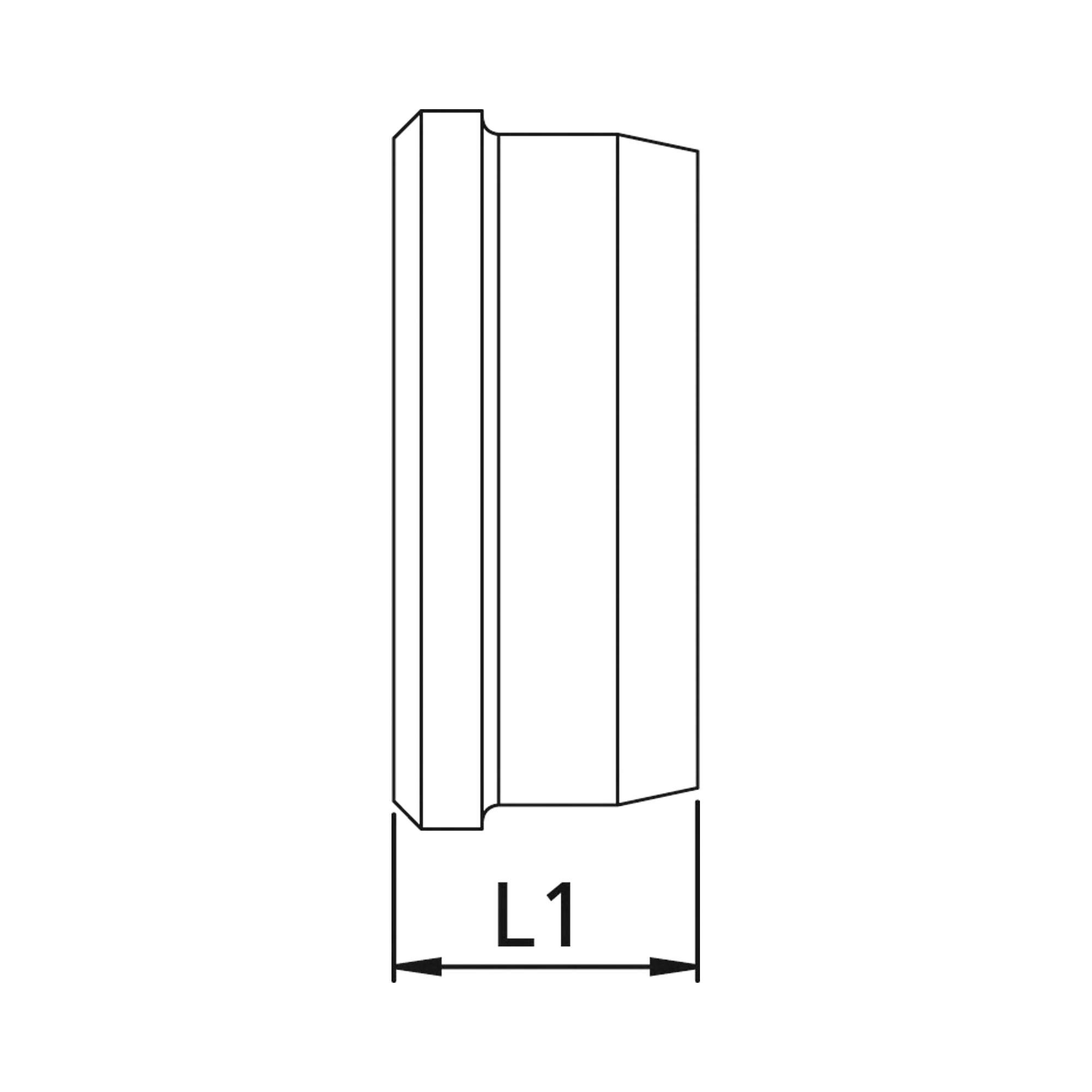 Schneidring, Rohr-Außen-Ø 4 mm, PN max. 100 bar, Stahl verzinkt - Riegler 112227