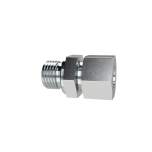 Riegler 159675.Straight screw-in fitting, 9/16-18 UNF o., Ø12, galvanised steel