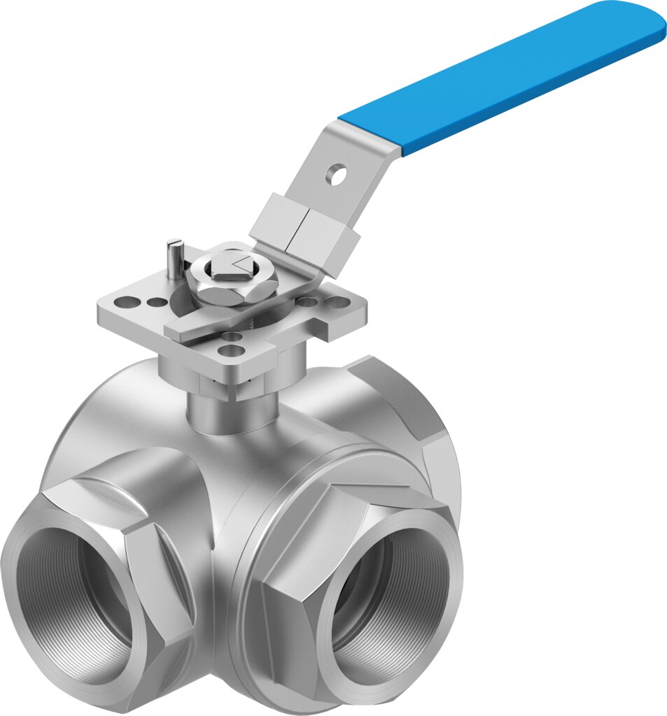Ball valve VZBE-2-T-63-F-3L-F0507-M-V15V15 - Festo 8096950