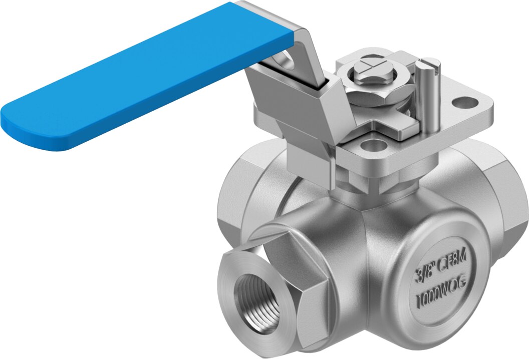 Kugelhahn VZBE-3/8-T-63-F-3T-F04-M-V15V15 - Festo 8096952