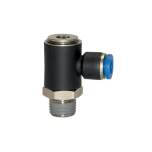 Riegler 109381.Push-in L-fitting »Blue Series«, rotating, R 1/8 o.