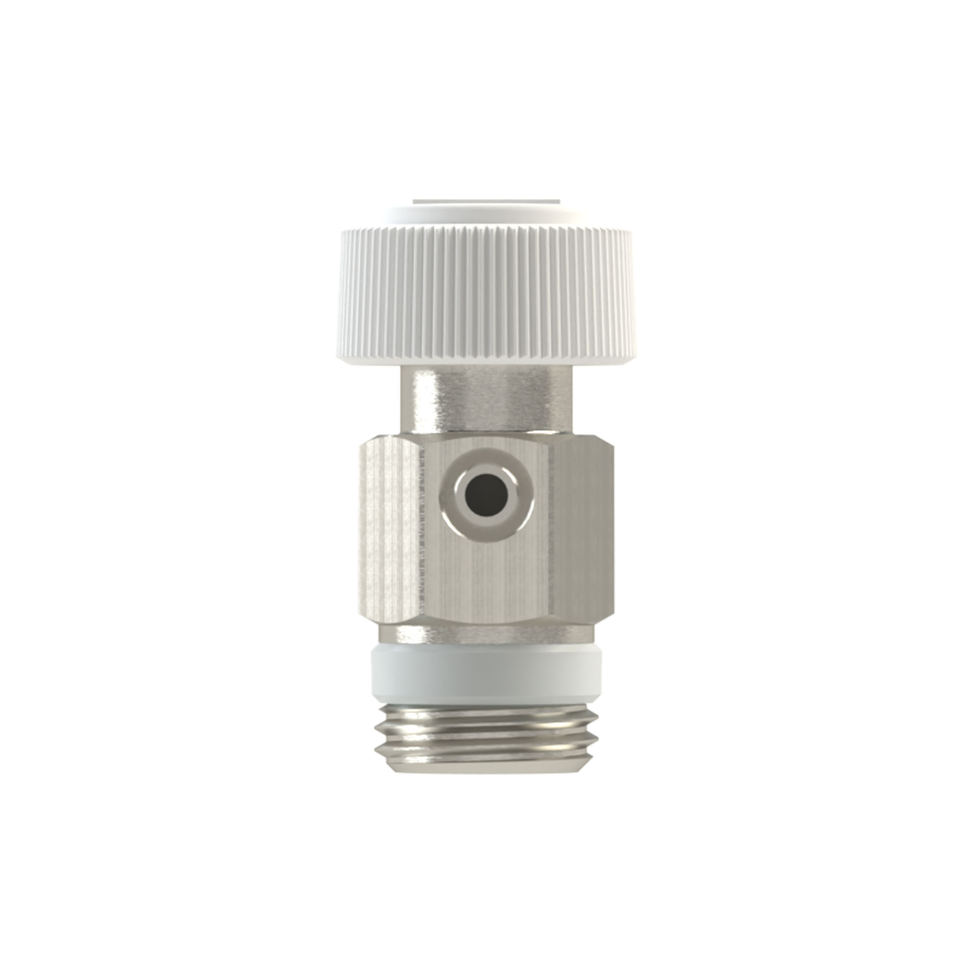Venting valve, chrome-plated brass, G 1/4, 10 bar - Riegler 163000