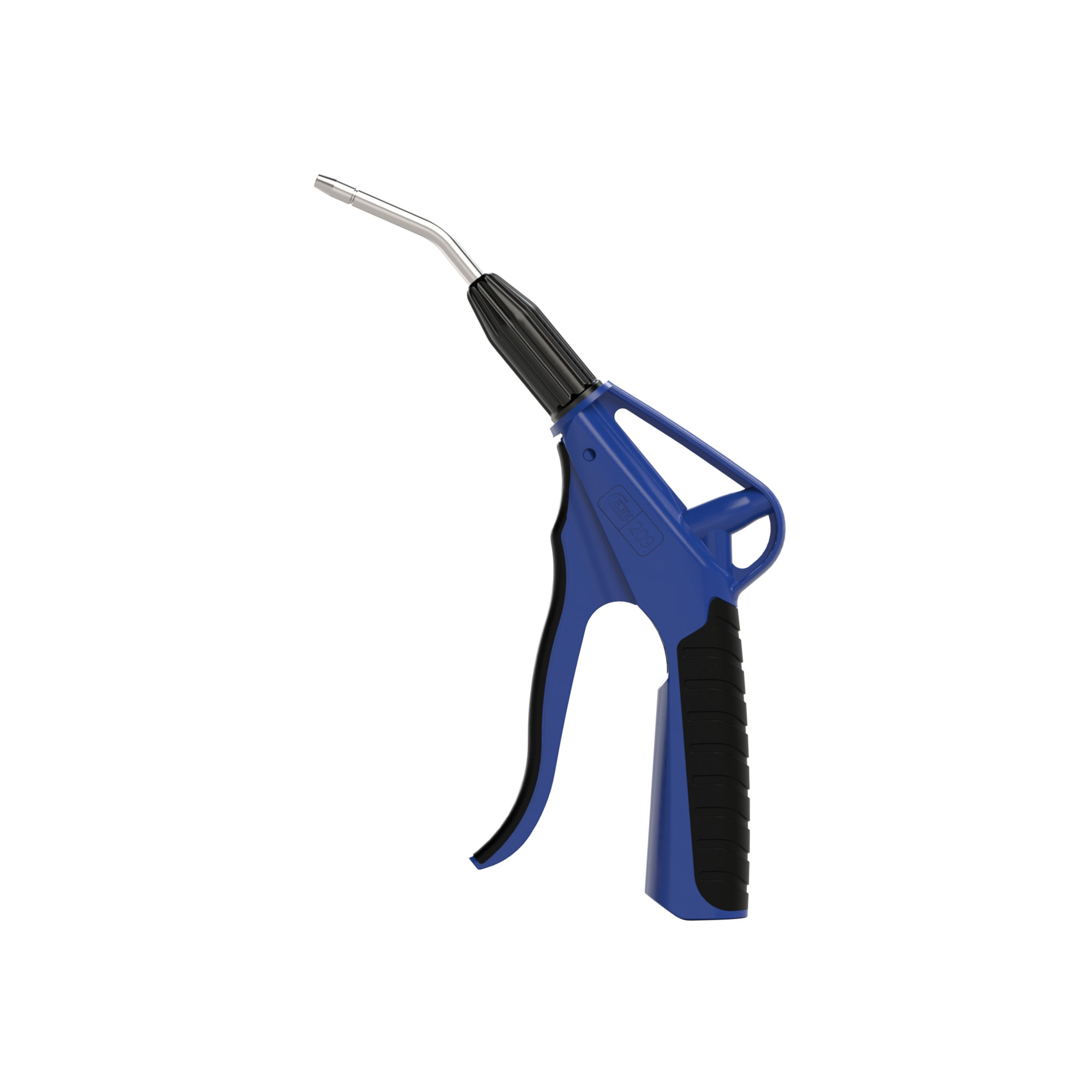 Blow gun, pressure regulation, POM, 90 mm pipe, Rc 1/4 IT - Riegler 163276