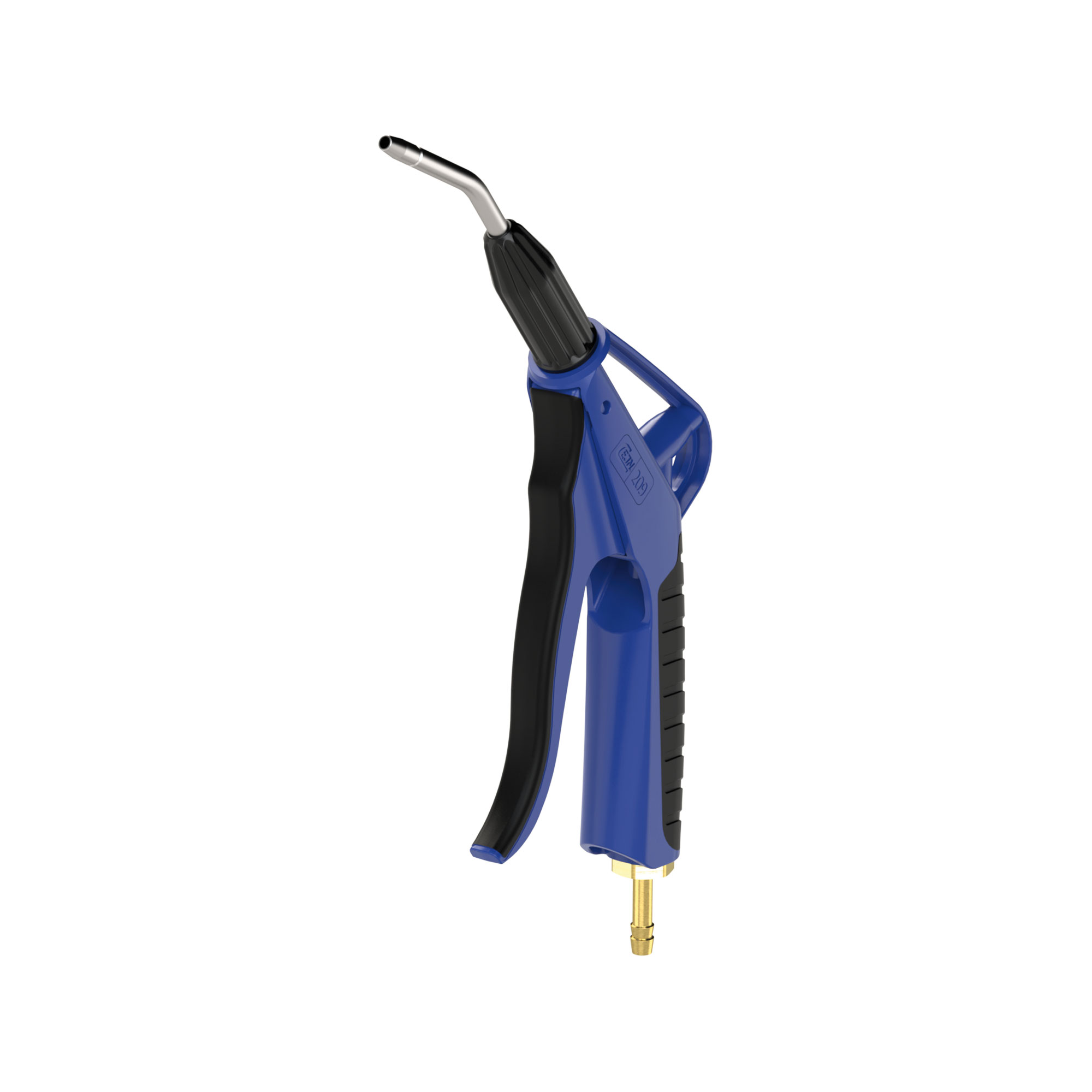 Blow gun, pressure regulation, POM, 90 mm pipe, nipple DN 7,2-7,8 - Riegler 163288