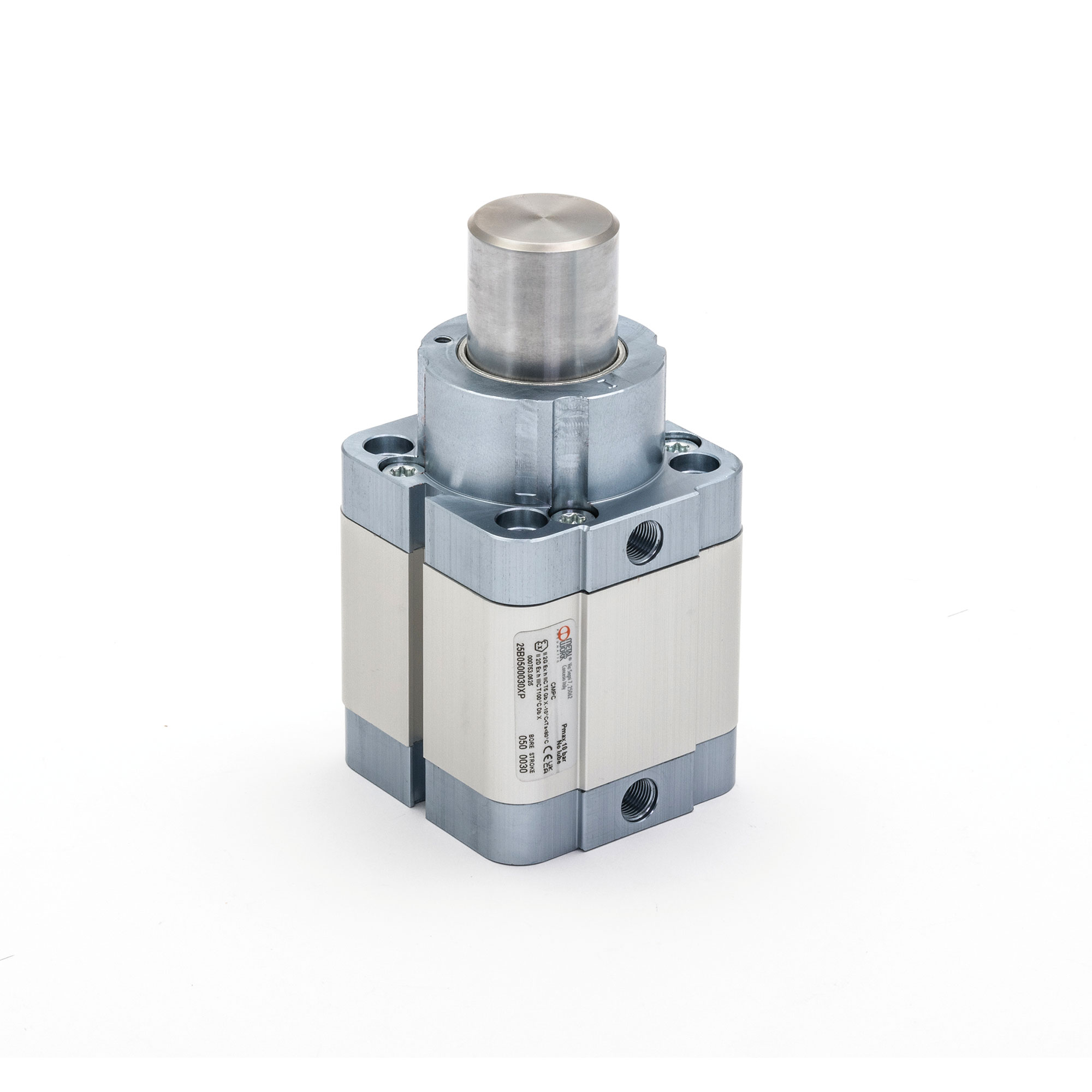 Comp. stopper cyl., trunnion, magnet, Ø 50, stroke 30, ISO 15552 - Riegler 163743