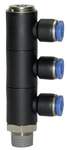 Riegler 135697.L-multi-distributor »Blue Series«, 3-fold, rotating, R 3/8 o.