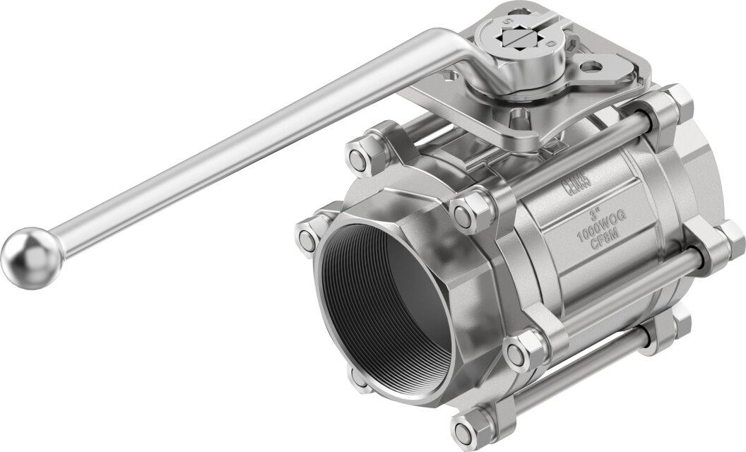 Kugelhahn VZBE-3-WA-63-T-2-F0710-M-V15V15 - Festo 8089064