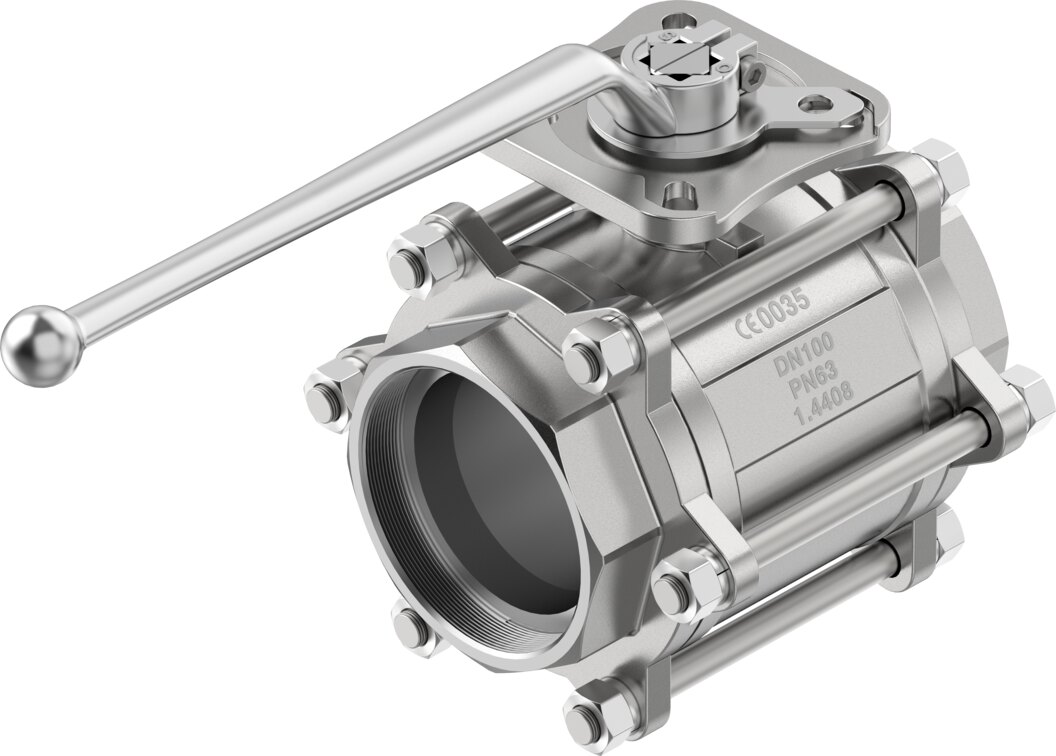 Kugelhahn VZBE-4-WA-63-T-2-F1012-M-V15V15 - Festo 8089065