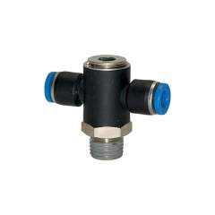 Riegler 109581.Push-in T-fitting »Blue Series«, rotating, R 3/8 o.