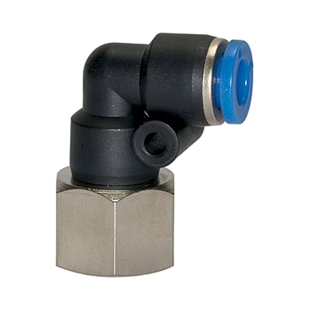 Riegler 109348.Push-in L-fitting »Blue Series«, rotating, G 1/4 i.