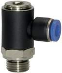 Riegler 109391.Push-in L-fitting »Blue Series«, rotating, G 1/8 o.