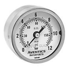 Aventics Pressure gauge, Series PG1-SFB R412010678 PG1-ROB-G018-SFB-D50-P0-12-PC