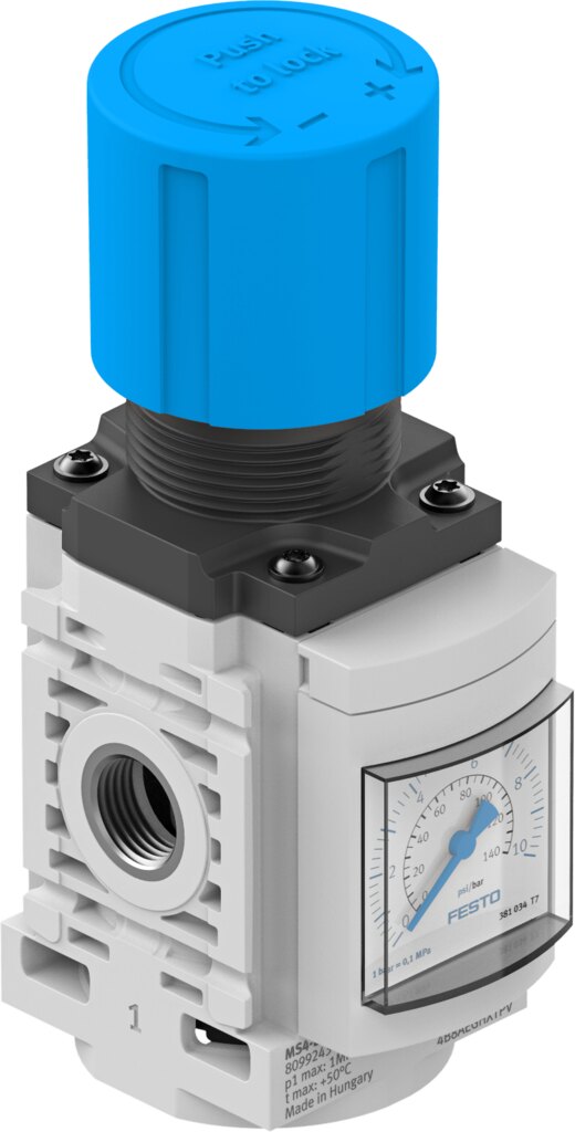 Pressure regulator MS4-LR-1/4-D6-AG-BAR-F1A-B - Festo 8175241