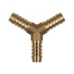 Riegler 134509. Y-Schlauchverbindungsstutzen, für Schlauch LW 8 mm, Messing