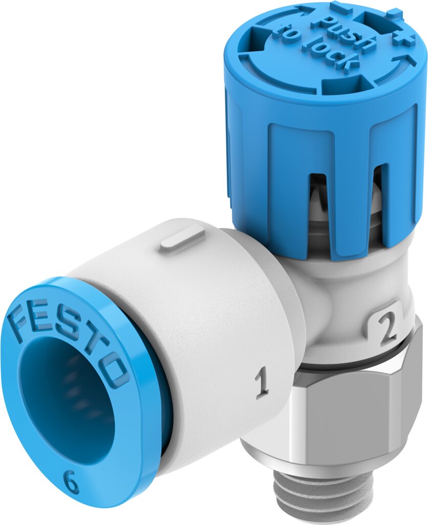 Drossel-Rückschlagventil VFOE-LE-T-M5-Q6-F1A - Festo 8157641