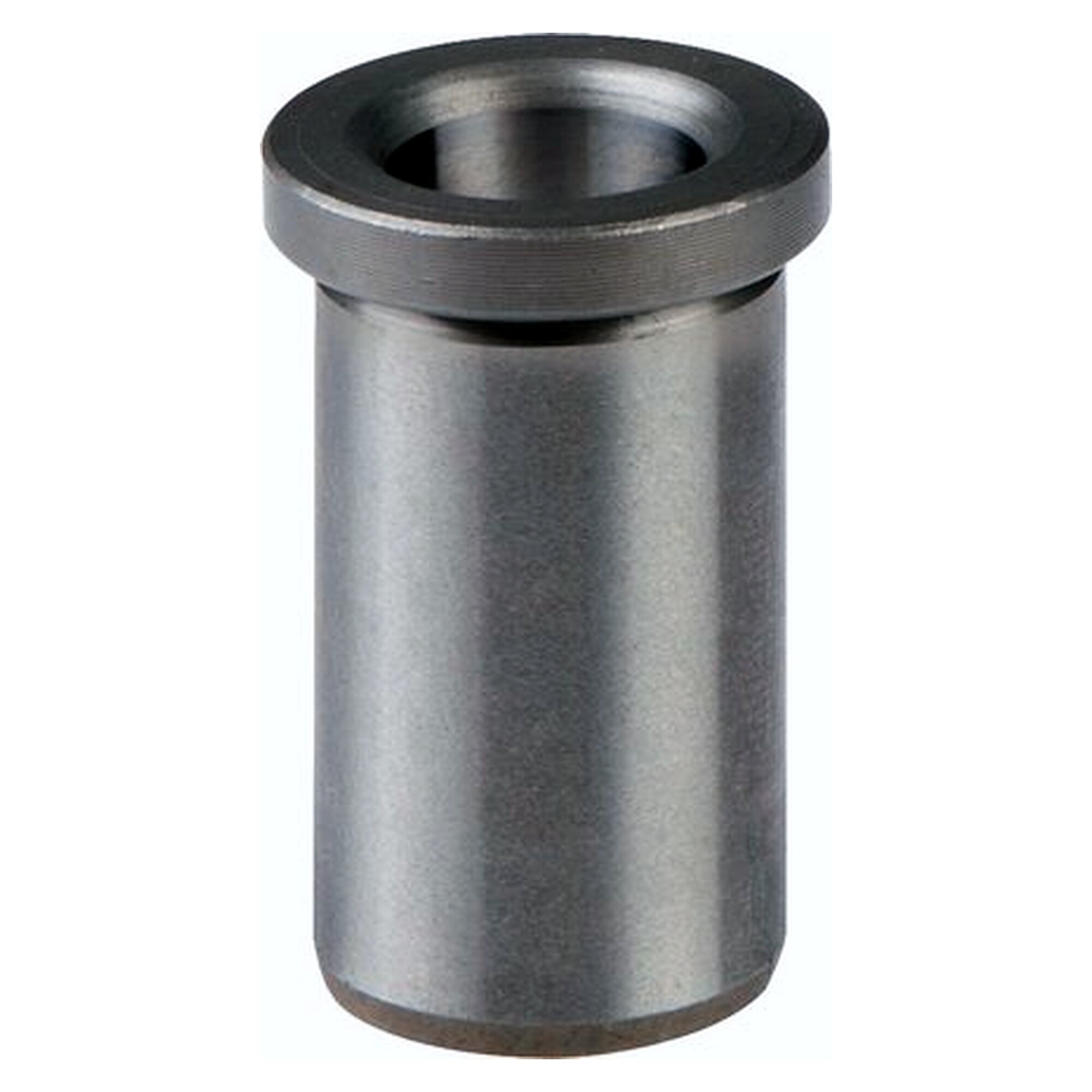 Collar drill bushing DIN 172 form A, bore 6.1 mm, length 20 mm, collar 15 mm, hardened steel
