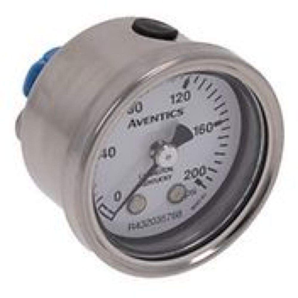 Aventics Manómetros, Serie PG1-SFB R432035768 PG1-ROB-N018-SFB-D50-P0-200-SG